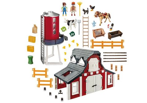 Playmobil Barn with Silo 9315 - Best Educational Infant Toys stores ...