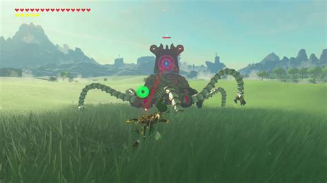 zelda botw fighting a guardian - YouTube