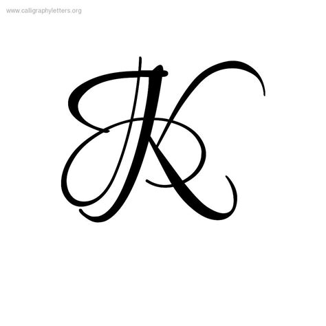 Cursive Letter K