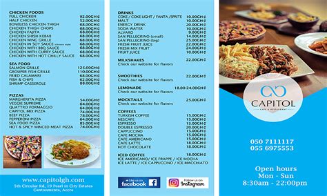 Capitol Café & Restaurant, Accra | Coupons Ghana