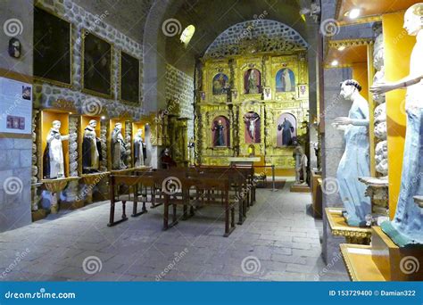 Ornately Decorated Gold Shrine in the Chapel of the Casa Real De La ...