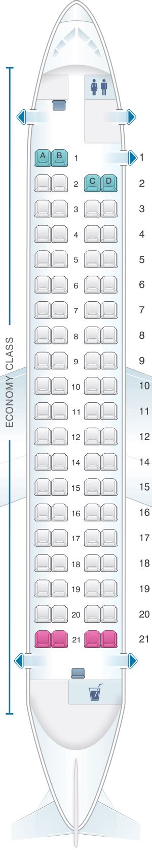 De Havilland Dash 8 Turboprop Seating Chart: A Visual Reference of ...