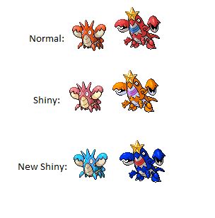 [OC] So I redid Corphish and Crawdaunts shiny. : r/pokemon