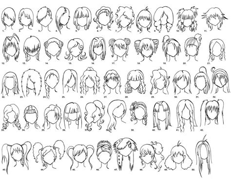 How To Draw Anime Characters Hair