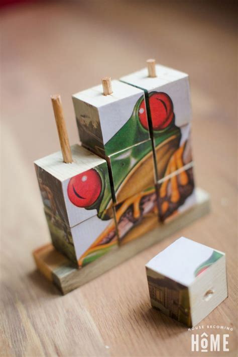 How to make a DIY Stacking Block Puzzle From Scrap Wood