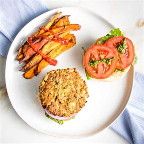 White Bean Veggie Burgers - Debra Klein | Easy Plant Based Recipes