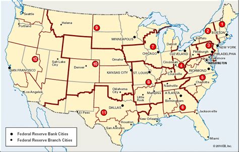 Federal Reserve System: districts - Students | Britannica Kids ...