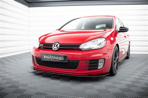 Maxton VW Golf Mk6 GTI 35TH 08-12 Racing Front Splitter ...