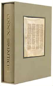 Codex Sinaiticus: Facsimile Edition (Greek Edition): 9781598565775 ...