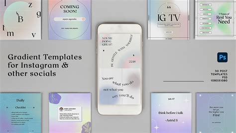 Gradient Templates on Behance