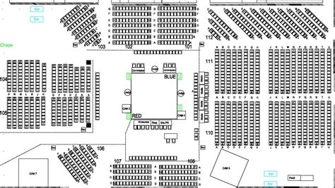 Boxing Seating Chart