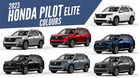 2023 Honda Pilot Elite - All Color Options - Images | AUTOBICS