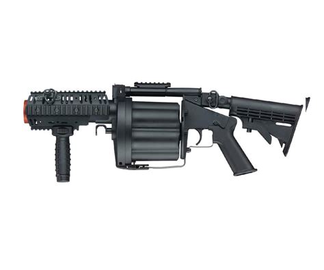 ICS MILKOR Granatkaster Grandmaster Multiple Grenade Launcher Black ...