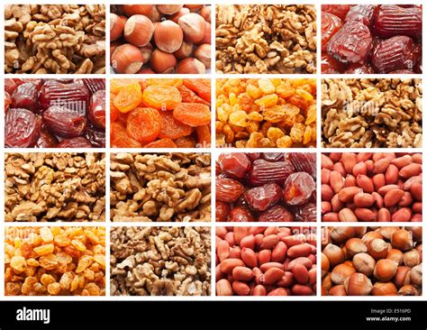 Dried fruits and nuts Stock Photo - Alamy