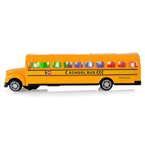 Toy School Bus for Toddlers with Lights and Sounds Moves with Bump and ...