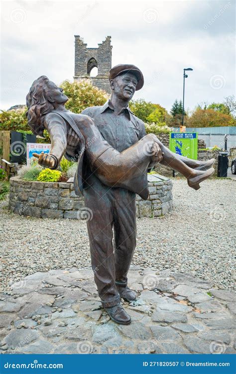 The Quiet Man Statue. Cong, Co. Mayo, Ireland Editorial Photography ...