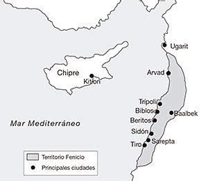 Hueso cuidadosamente Dialecto mapa de la civilizacion fenicia Instruir ...