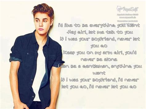 Justin Bieber Boyfriend Lyrics Acoustic - justinbieberjullla