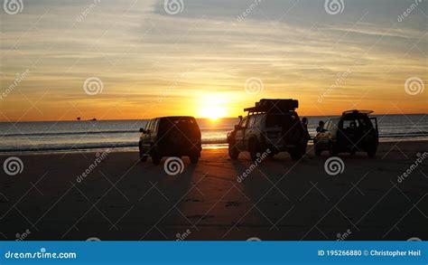 Camel Riding at Cable Beach Near Broome, Western Australia. Editorial ...