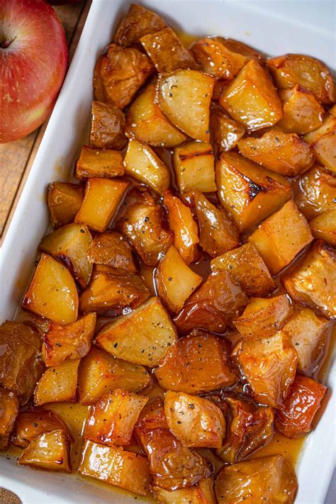 Honey Roasted Apples and Potatoes Recipe - Dinner, then Dessert