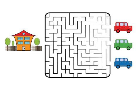 Fun Mazes for Children Printable | 101 Activity