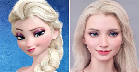 10 Disney Characters Given Realistic Makeovers Using The Power Of ...