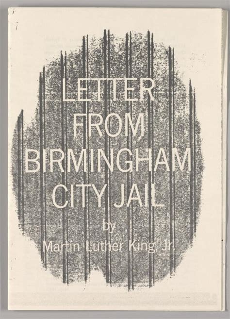 Letter from Birmingham Jail PDF Summary - M.Luther King Jr. | 12min Blog