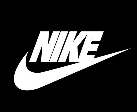 Nike Logo White With Name Clothes Design Icon Abstract football Vector ...