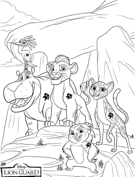 The Lion Guard Coloring Pages