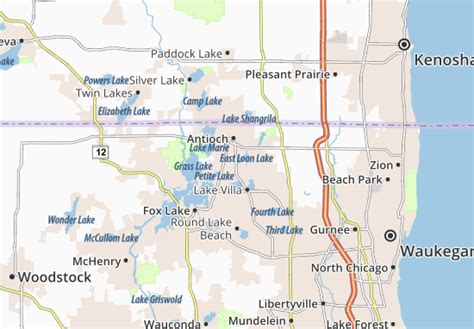 MICHELIN Loon Lake map - ViaMichelin