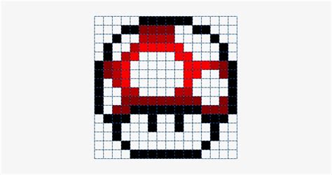 Minecraft Pixel Art Mario Grid Des Bricoles En Pixels - Mushroom Pixel ...