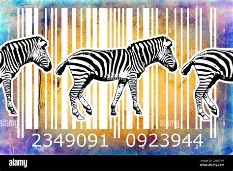 barcode design art idea Stock Photo - Alamy