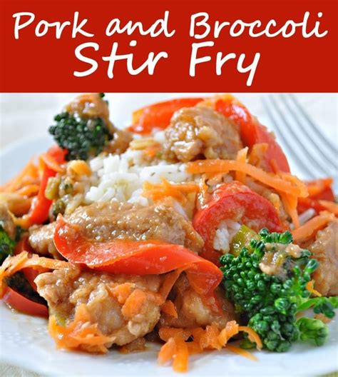 Pork and Broccoli Stir Fry | This Mama Cooks! On a Diet™