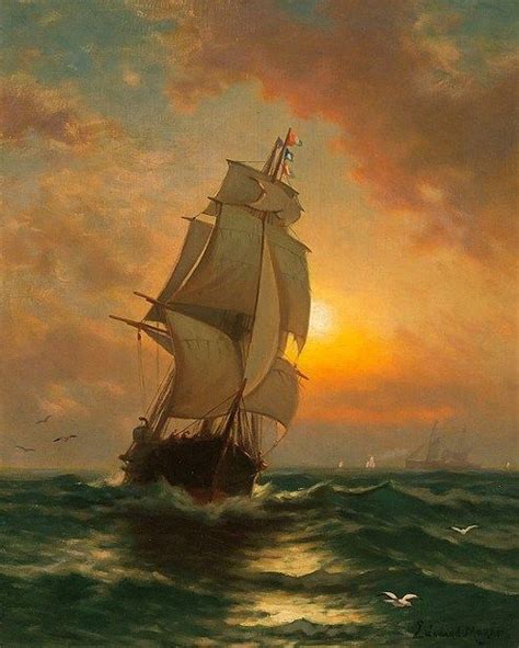 Pirate Ship Oil Painting at PaintingValley.com | Explore collection of ...