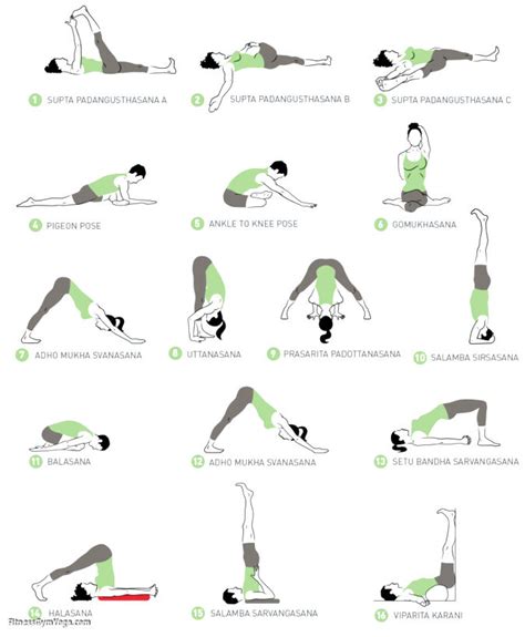 Yoga Poses Sequence - Work Out Picture Media - Work Out Picture Media