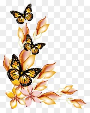 Butterfly Clip Art Border