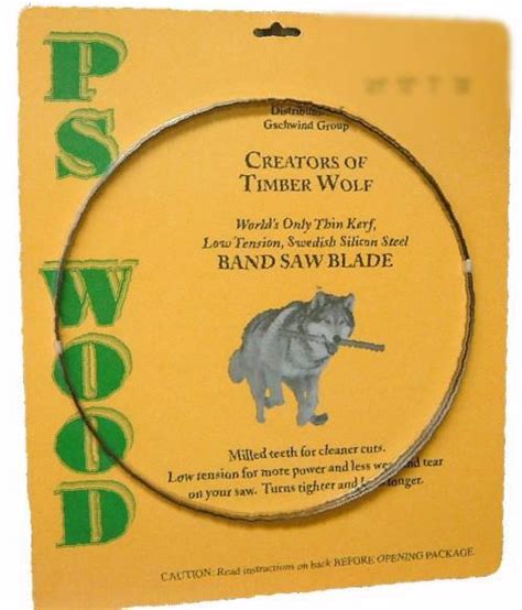 59.5" Timber Wolf™ Bandsaw Blades – Woodline USA