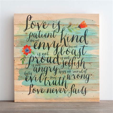 Best 20+ of Love Is Patient Wall Art