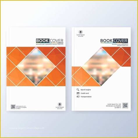 Book Cover Design Template Free Download Of Book Cover Template Vector ...