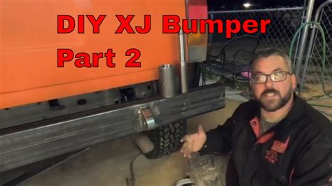 DIY Jeep Cherokee XJ Rear Bumper Build Part 2 Almost Finished - YouTube