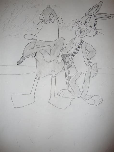 Bugs Bunny And Daffy Duck Drawing | ubicaciondepersonas.cdmx.gob.mx