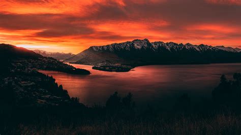 1680x10502019717 New Zealand Orange Mountain Sunset 1680x10502019717 ...