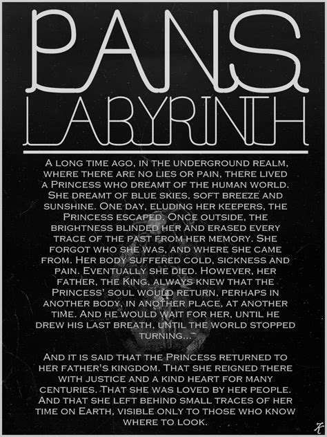 Pans Labyrinth | Labyrinth quotes, Labyrinth, Pan's labyrinth quotes