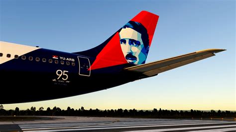 Air Serbia [YU-ARB] (Nikola Tesla) - X-Works A330-200 » X-Plane 12