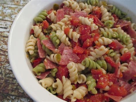 Salami Pasta Salad Recipe | Frugal Family Tree