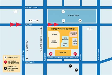 Pasadena Convention Center Parking Map 2016 – IDEAS