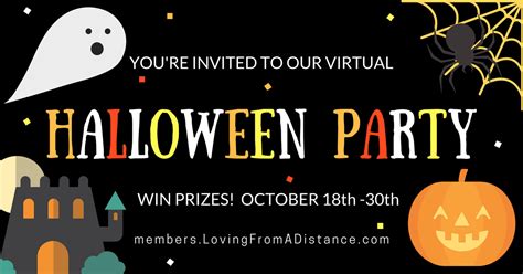 Virtual Halloween Party! Oct 18-30th | Win Prizes! - Long Distance ...