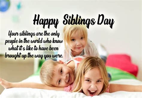 Happy Siblings Day: Greetings, quotes, whatsapp status for your loved ones