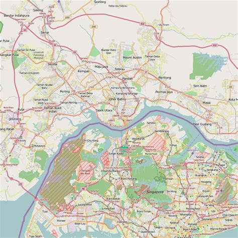 Large Johor Bahru Maps for Free Download and Print | High-Resolution ...