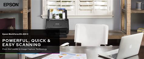 Epson WorkForce ES-400 II Duplex Desktop Document Scanner | Dell USA